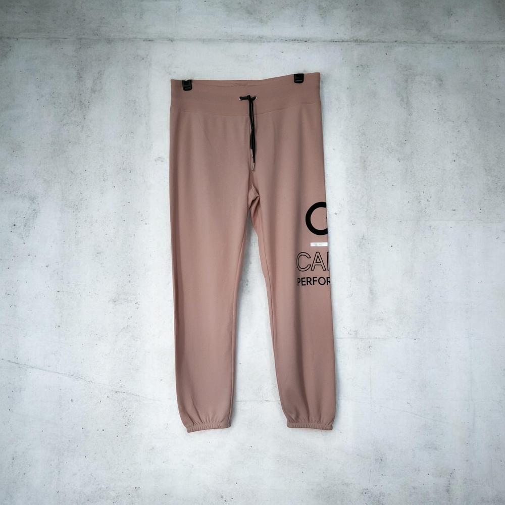 Calvin Klein Performance Tan Joggers with Black Drawstring